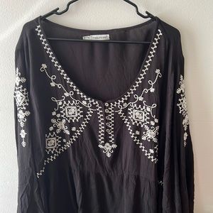 Maurice’s black with lace designs